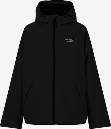 Weather Report Functionele jas 'Gust jr.' in Zwart: voorkant