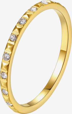 Hey Happiness Ring 'Pyramid' in Gold: front