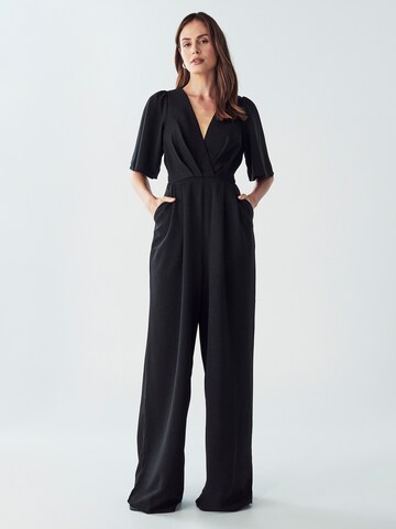 Willa Jumpsuit 'Omaha' in Schwarz: Vorderseite