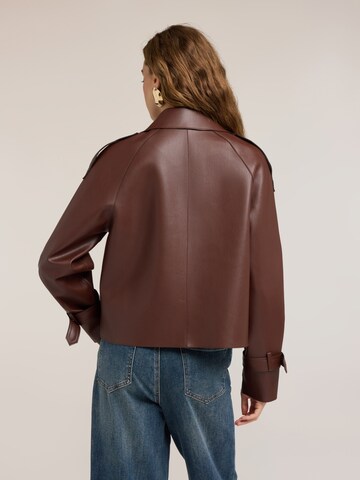 Veste mi-saison MOTIVI en marron