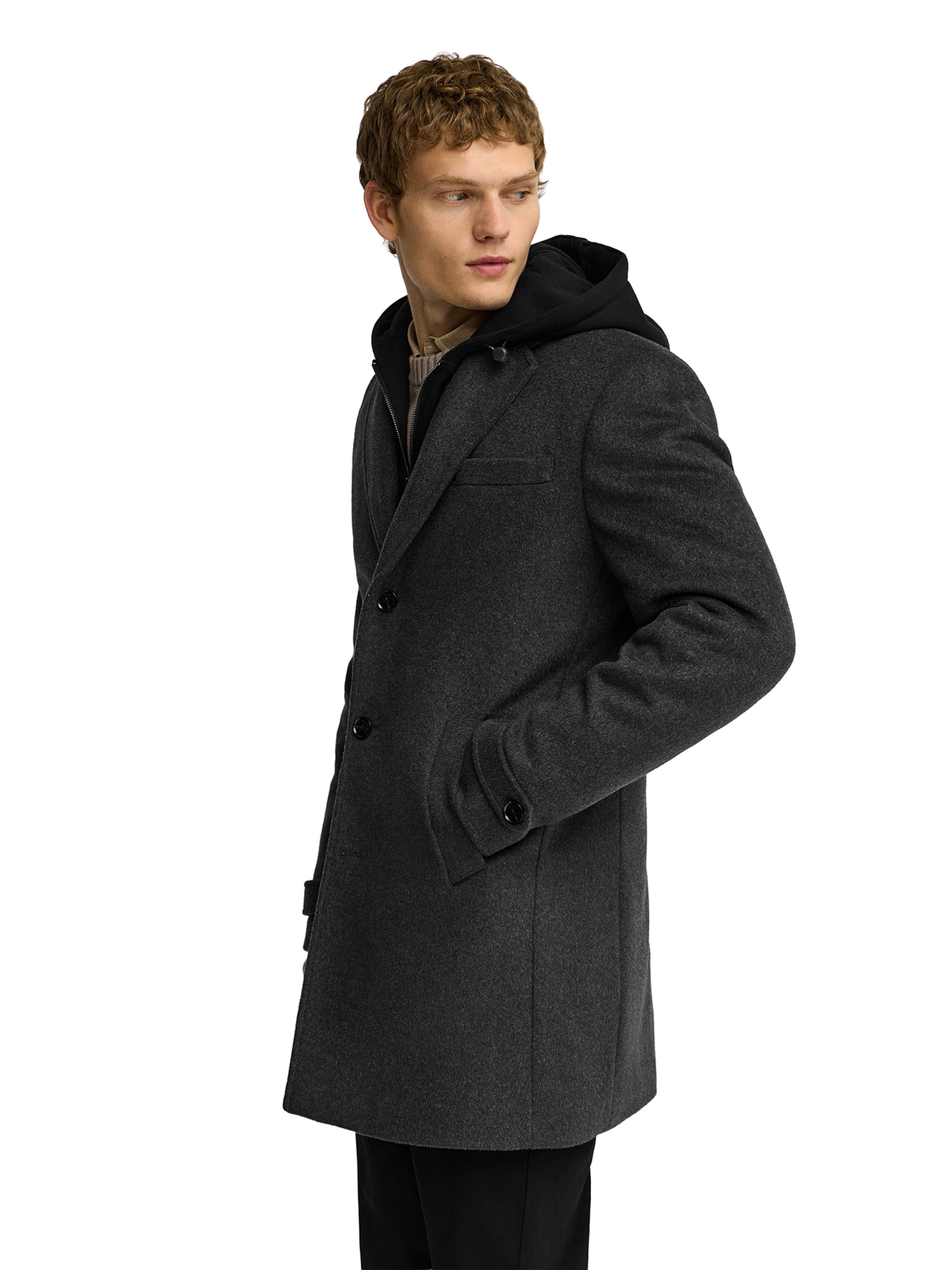 Polo Club Winter Jacket ' KEATON ' in Grey: front