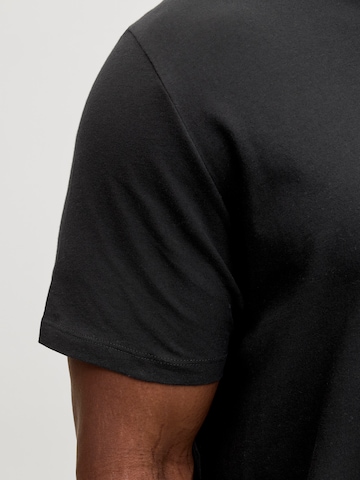 Jack & Jones Plus Μπλουζάκι 'JJRain' σε μαύρο