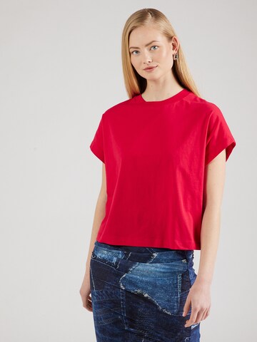 UNITED COLORS OF BENETTON - Camisa em vermelho: frente