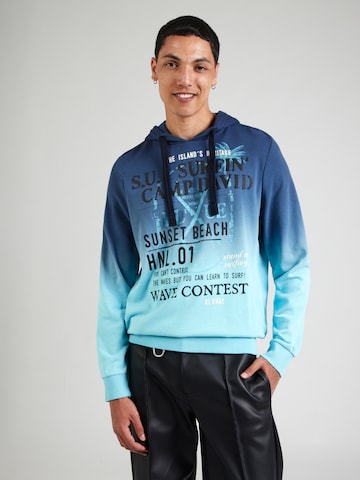 CAMP DAVID Sweatshirt in Blue: front