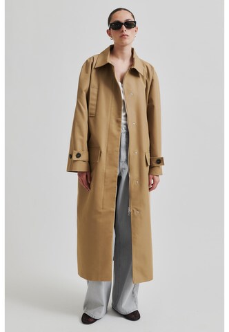 SECOND FEMALE Between-Seasons Coat 'Favo' in Beige: front