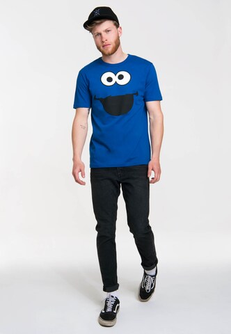 LOGOSHIRT Shirt in Blauw