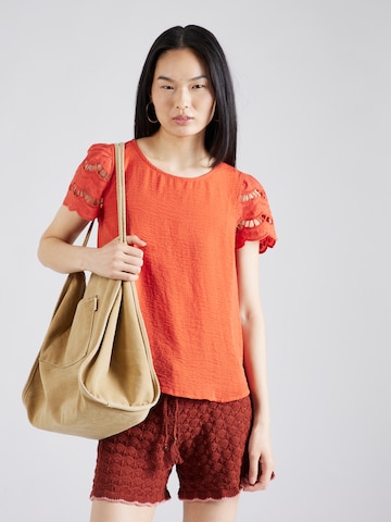 Camicia da donna 'HANNAH' di JDY in arancione: frontale