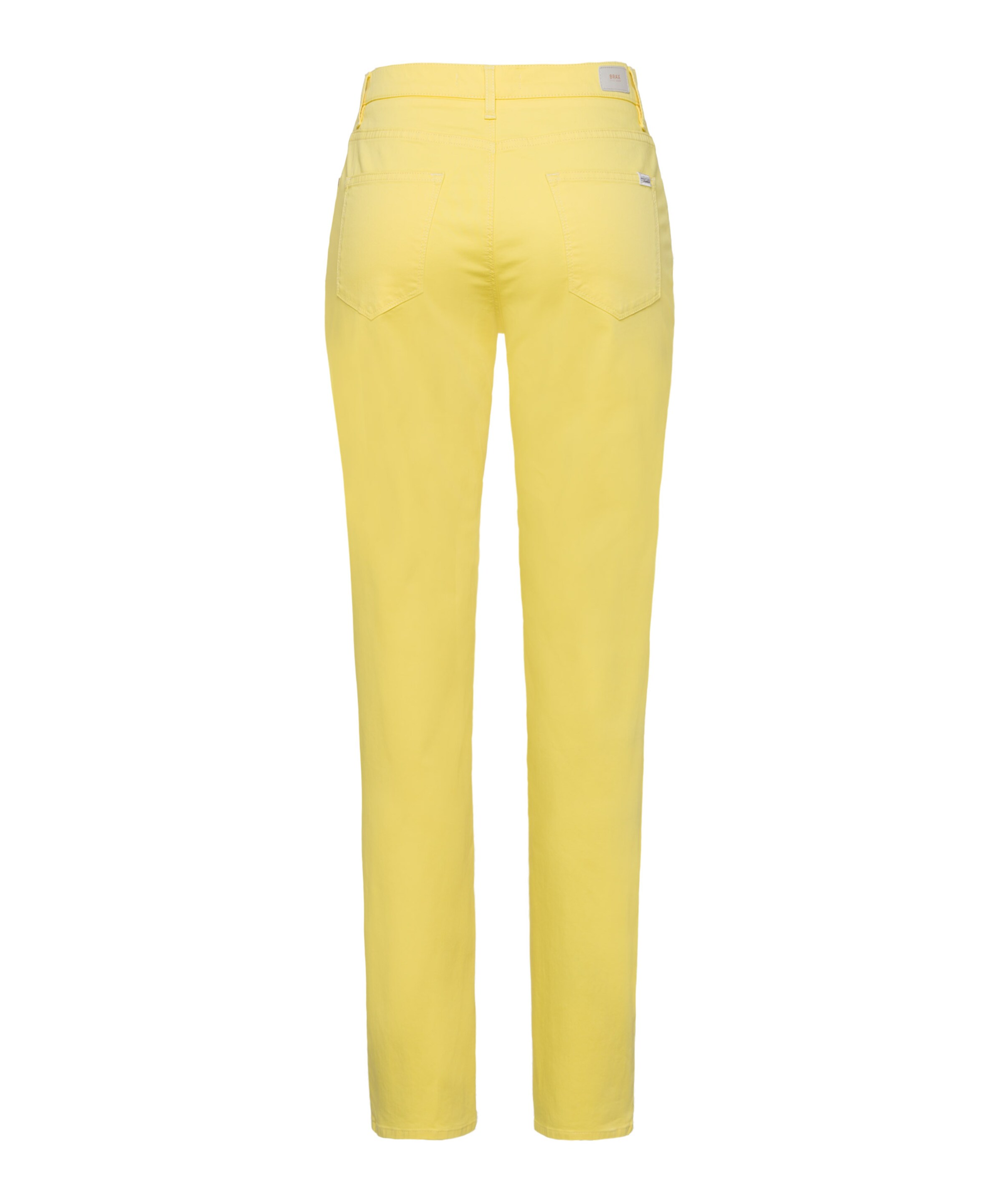 BRAX Slim fit Trousers 'Mary' in Yellow