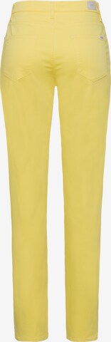 BRAX Slim fit Pants 'Mary' in Yellow