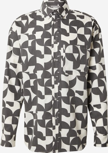 Guido Maria Kretschmer Men Button Up Shirt 'Erik' in Black / White, Item view