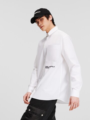 KARL LAGERFELD JEANS Regular fit Button Up Shirt ' ' in White