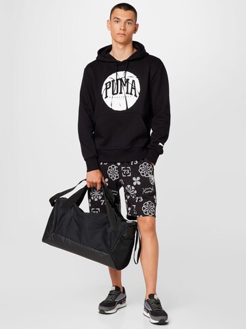 PUMA - Sweatshirt de desporto em preto