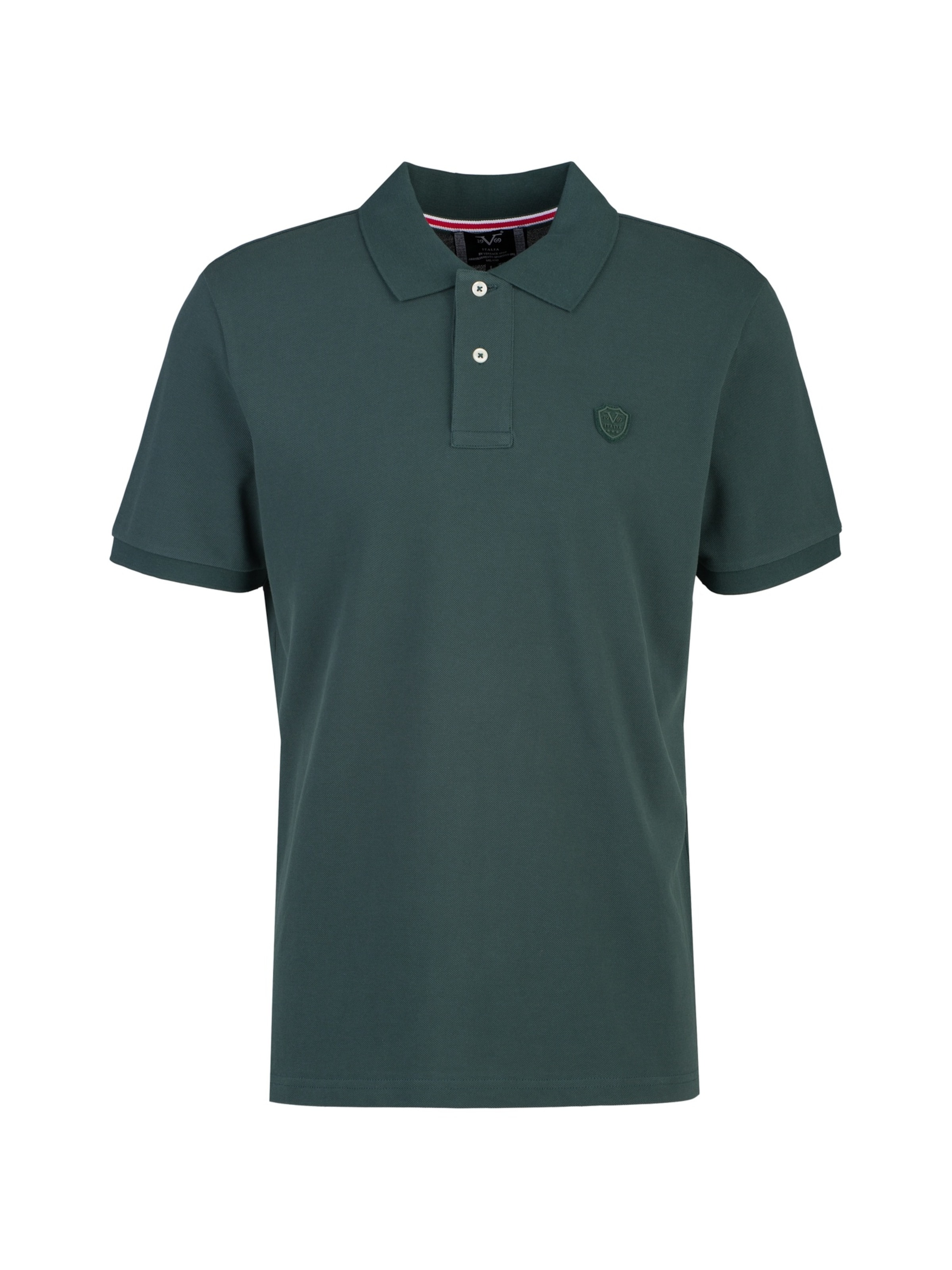 19V69 ITALIA Poloshirt 'Emilio' in Grün: Vorderseite
