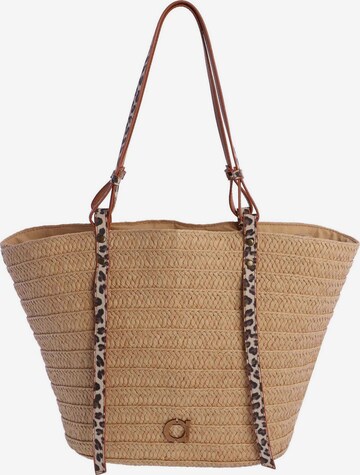 Amichi - Bolsa de playa 'Soleil' en marrón: frente