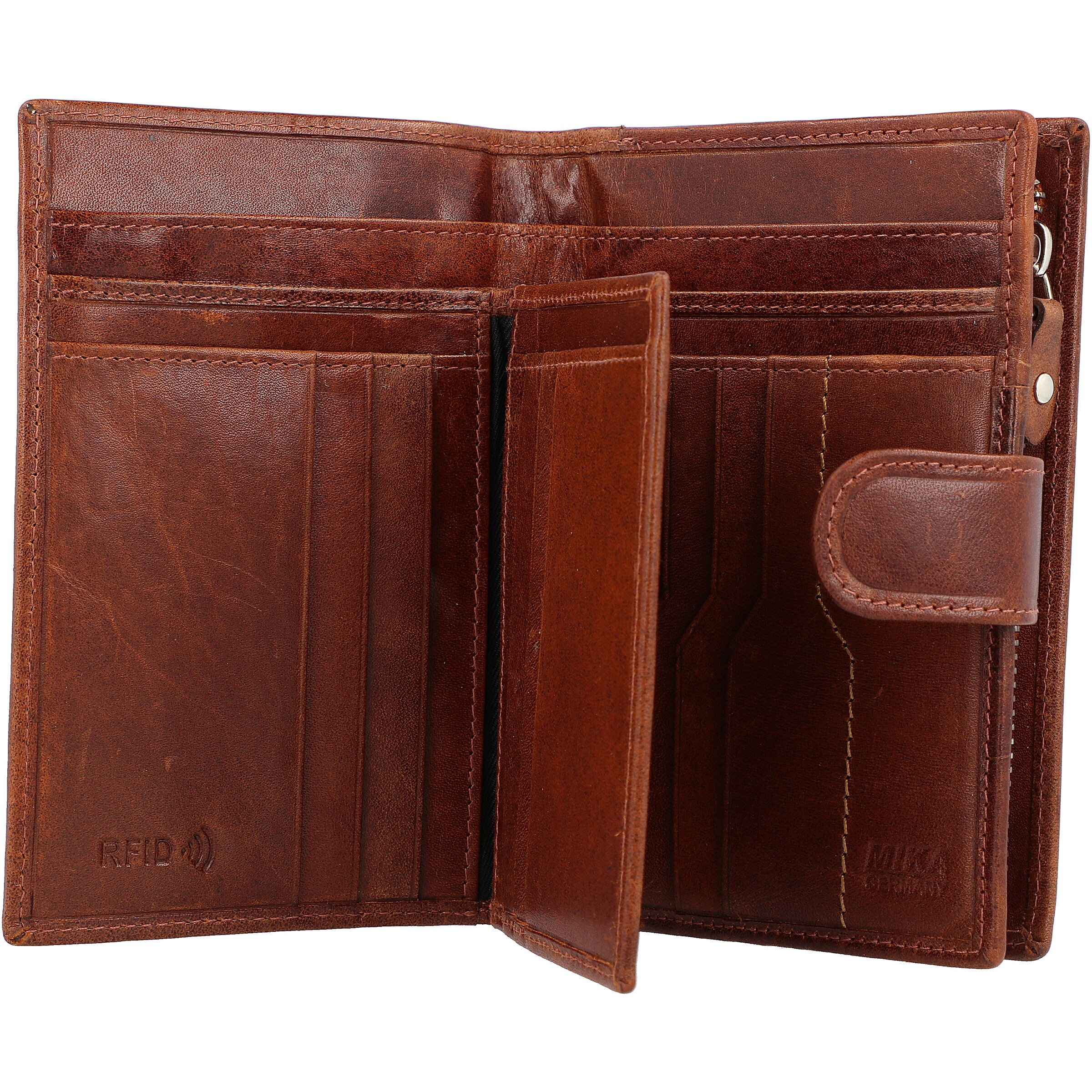 Porte-monnaies MIKA en marron