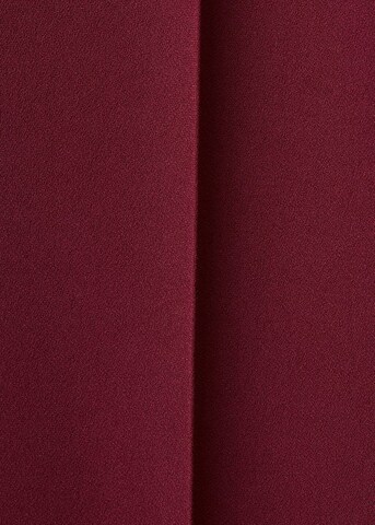 MANGO Wide leg Pants 'Maca' in Red