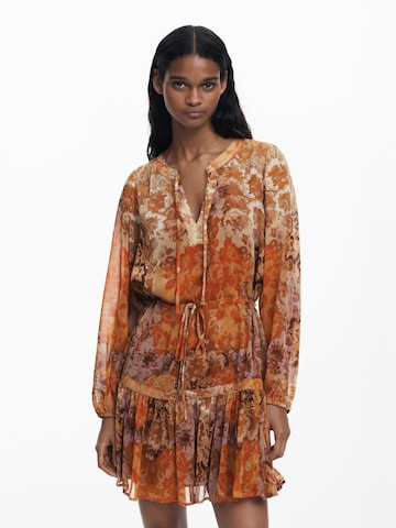Robe Desigual en orange : devant