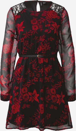 VERO MODA Kleid 'Caroline' in rot / schwarz, Produktansicht