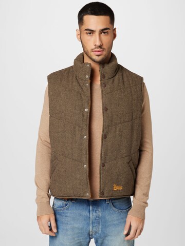 Gilet 'Natoma Vest' LEVI'S ® en marron : devant