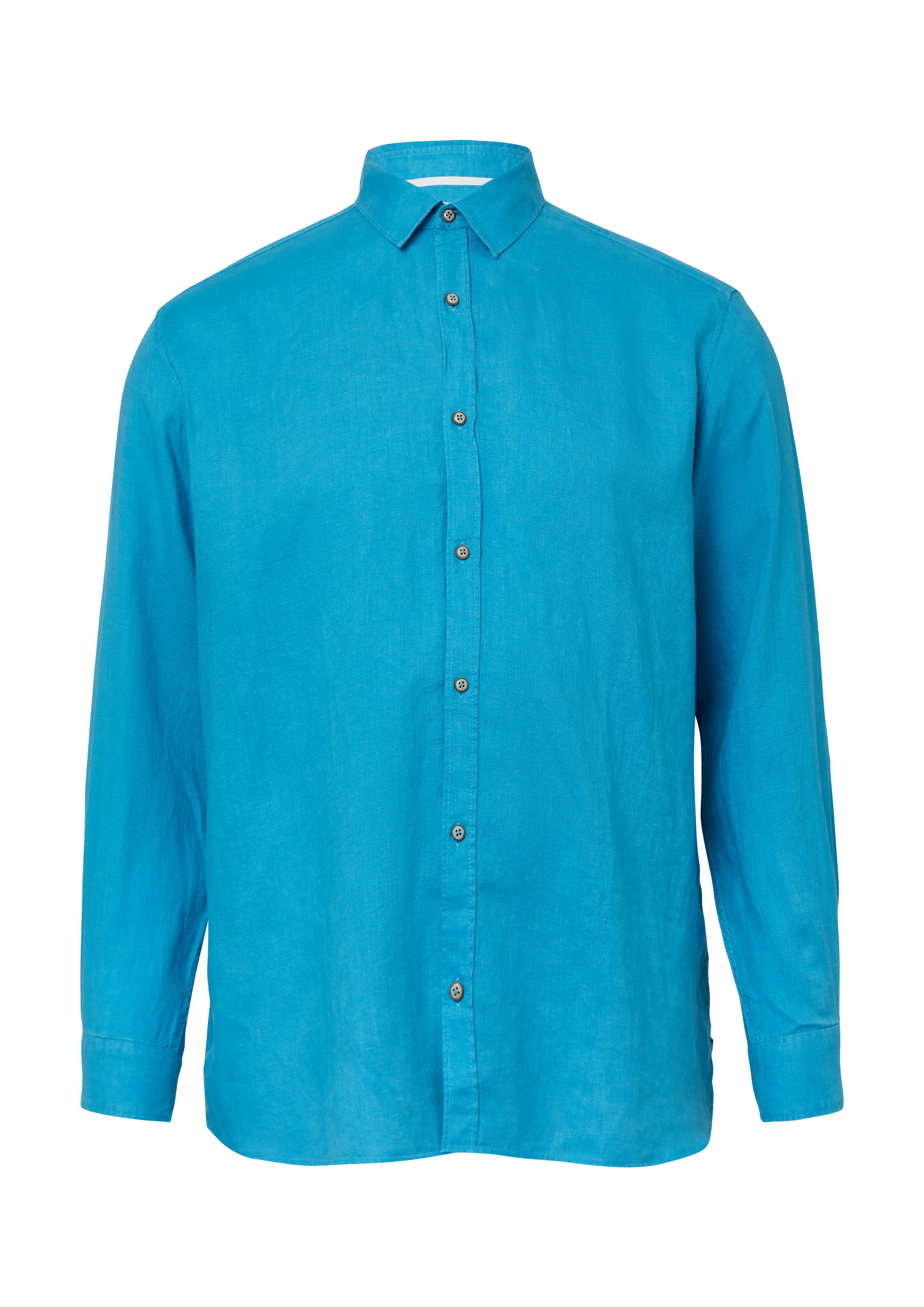 s.Oliver Men Big Sizes Hemd in Blau: Vorderseite