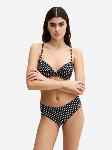 Bas de bikini ' Palm Border Geo ' Marc O'Polo en noir : devant