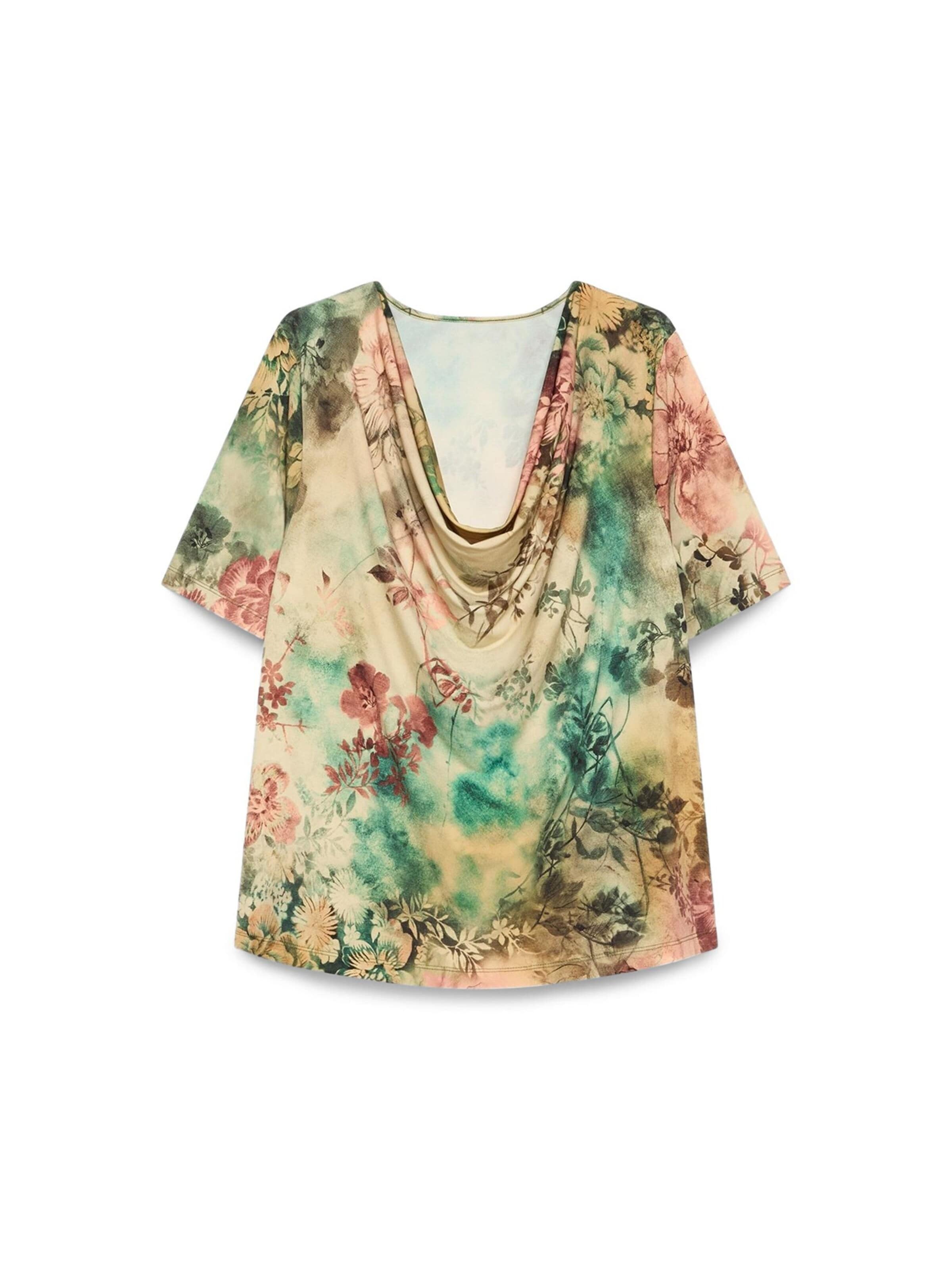 Fiorella Rubino Blouse in Groen: voorkant