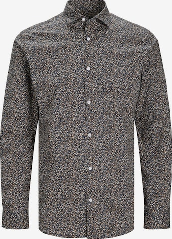 JACK & JONES Regular Fit Hemd 'Blackpool' in Braun: predná strana