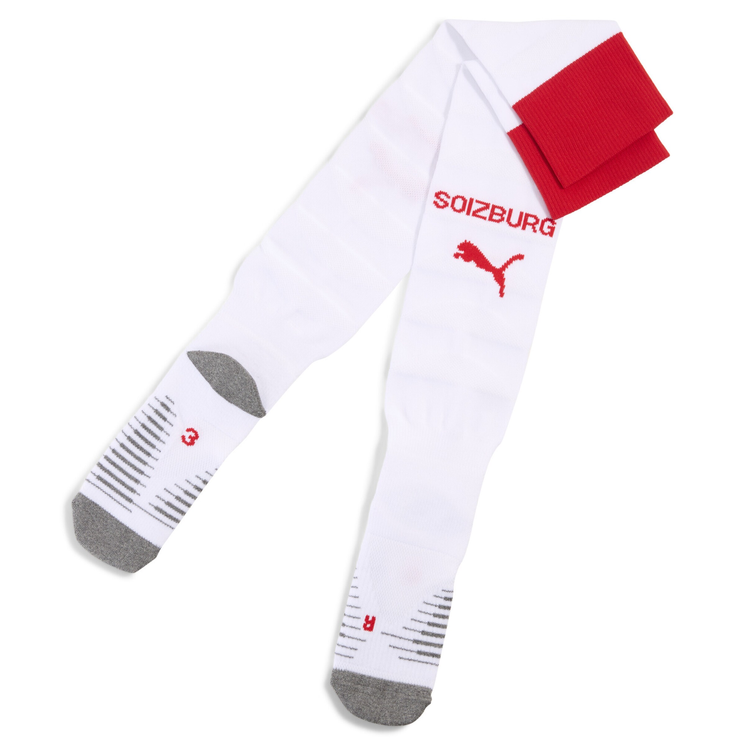 PUMA Sportsocken 'FC Red Bull Salzburg 25/26' in Weiß: Vorderseite