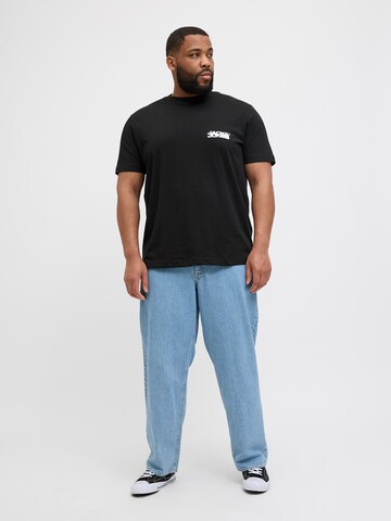 Maglietta 'JCOSago' di Jack & Jones Plus in nero