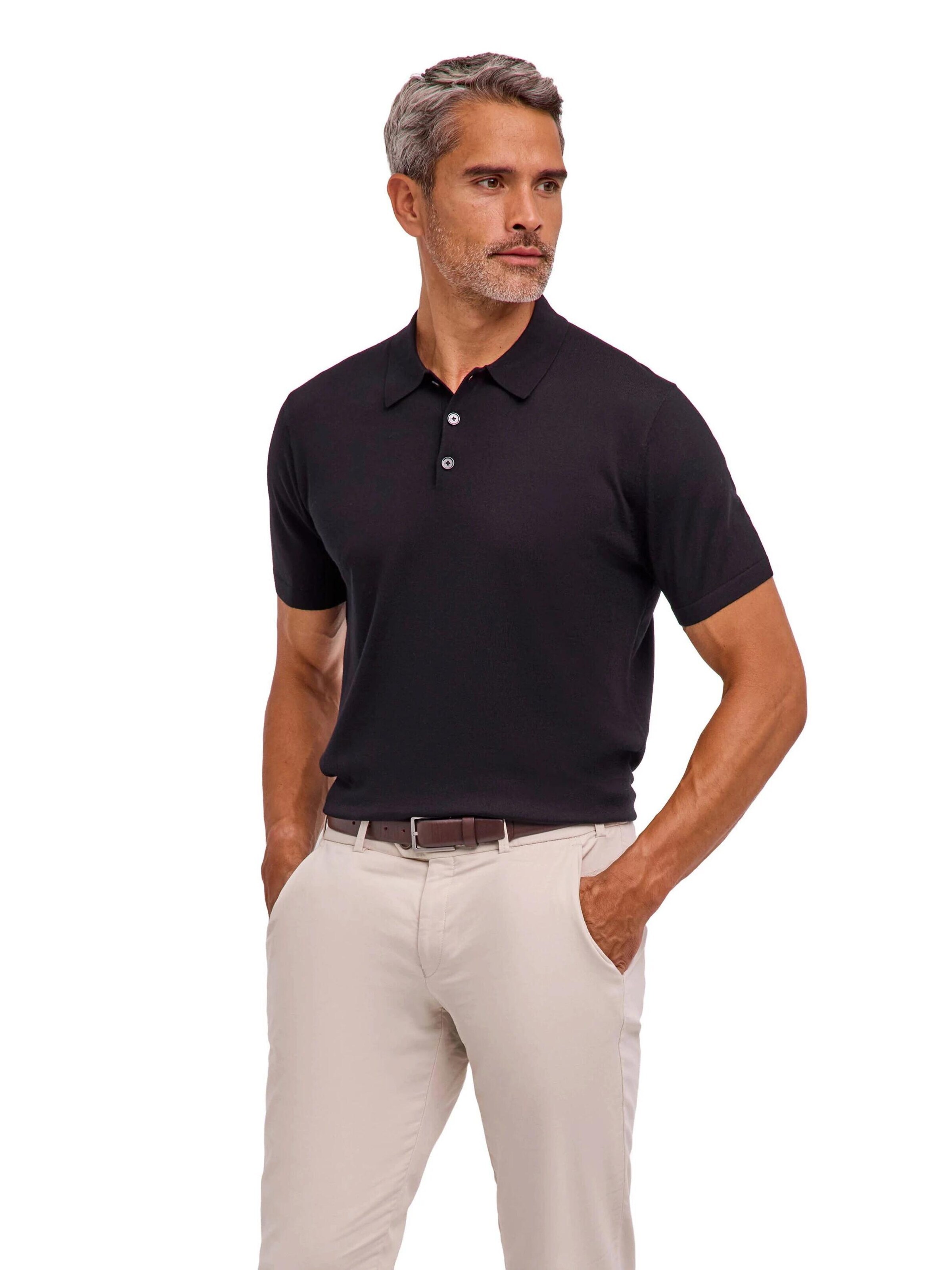FALKE Shirt 'Ultrafine Merino' in Black: front