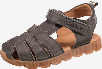 BISGAARD Sandals & Slippers 'CAJ' in Grey: front