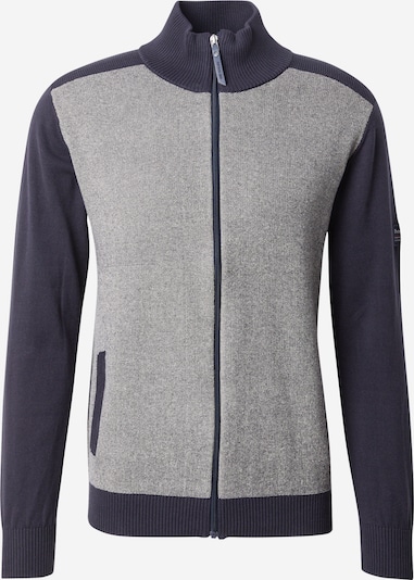 Petrol Industries Kardigan u mornarsko plava / svijetlosiva, Pregled proizvoda