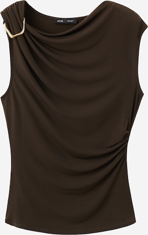 MANGOTop 'MILENA' - smeđa boja: prednji dio