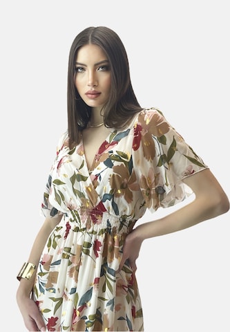 Robe d’été Elara en blanc