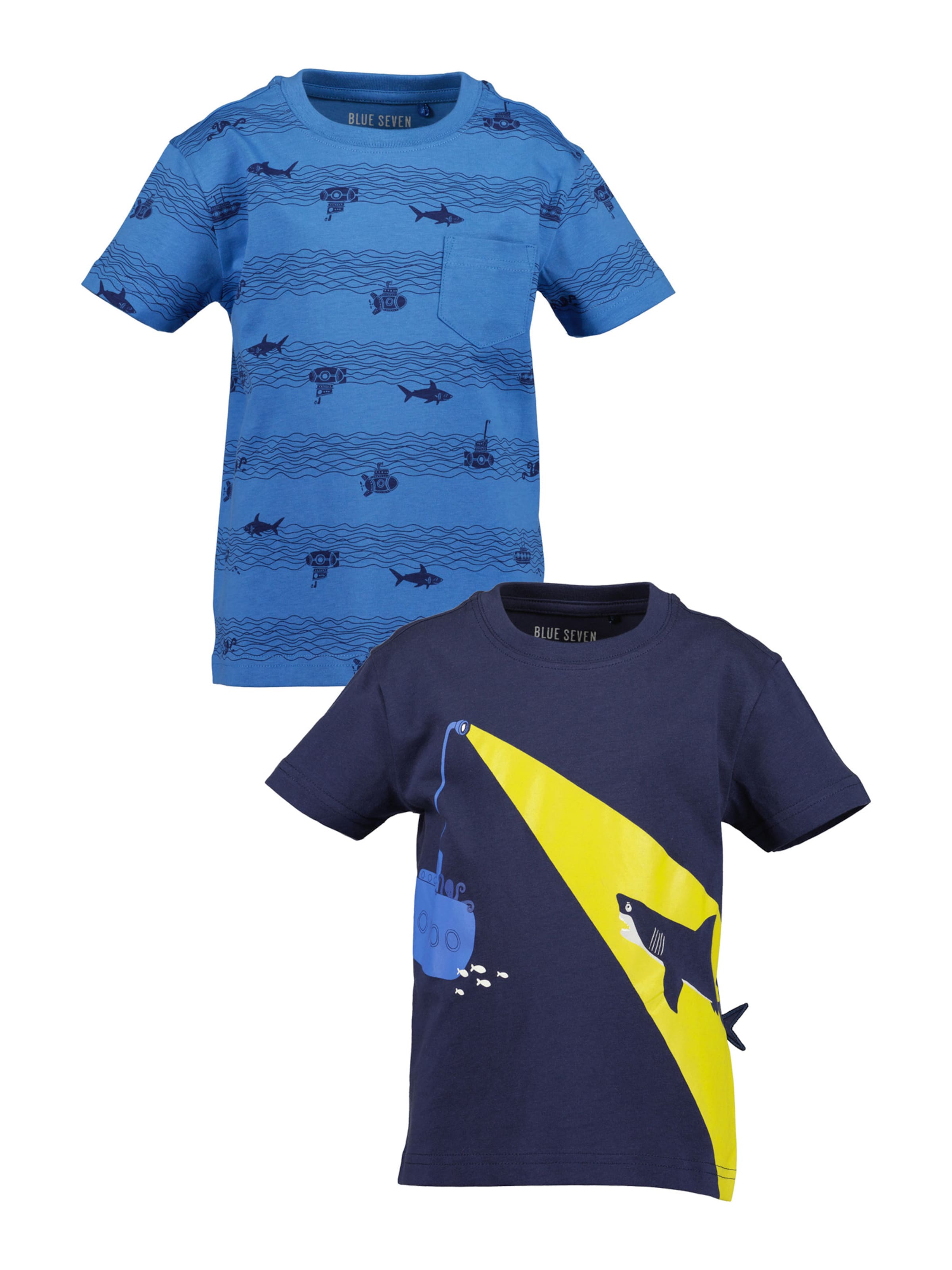 BLUE SEVEN - Camiseta en azul: frente