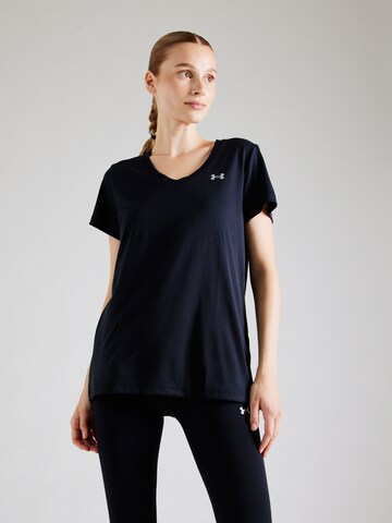 Tricou funcțional de la UNDER ARMOUR pe negru: față