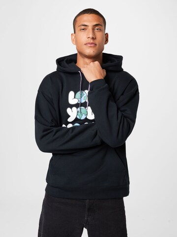 CONVERSE Sweatshirt 'LOVE YOUR MOTHER' in Black: front