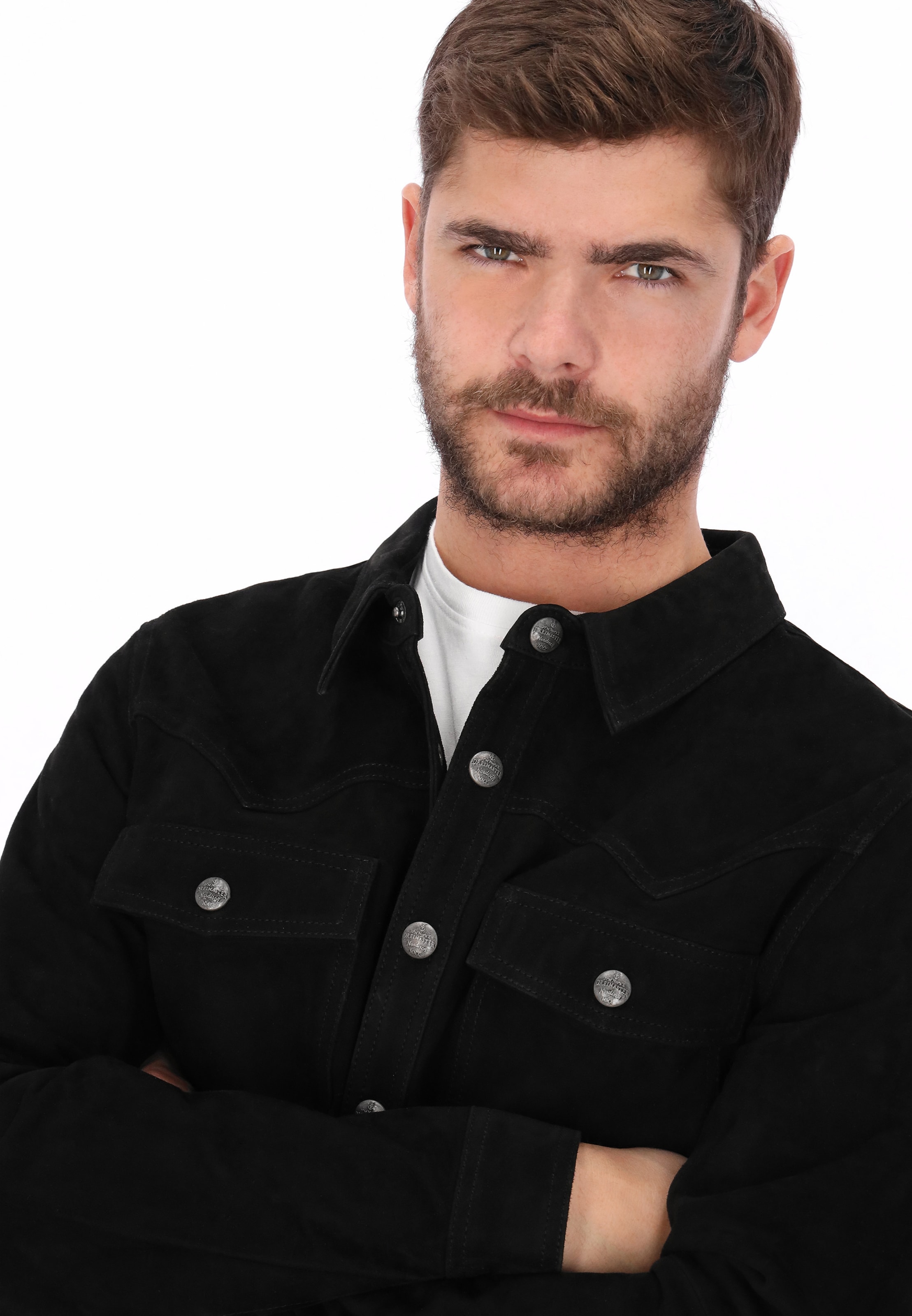 DreiMaster Vintage - Chaqueta de entretiempo en negro