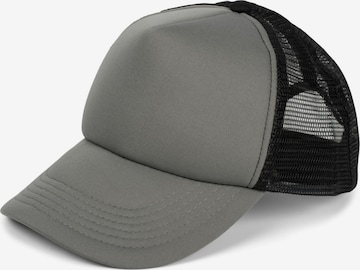 styleBREAKER Cap 'Trucker Cap 5-Panel Mesh' in Grey: front