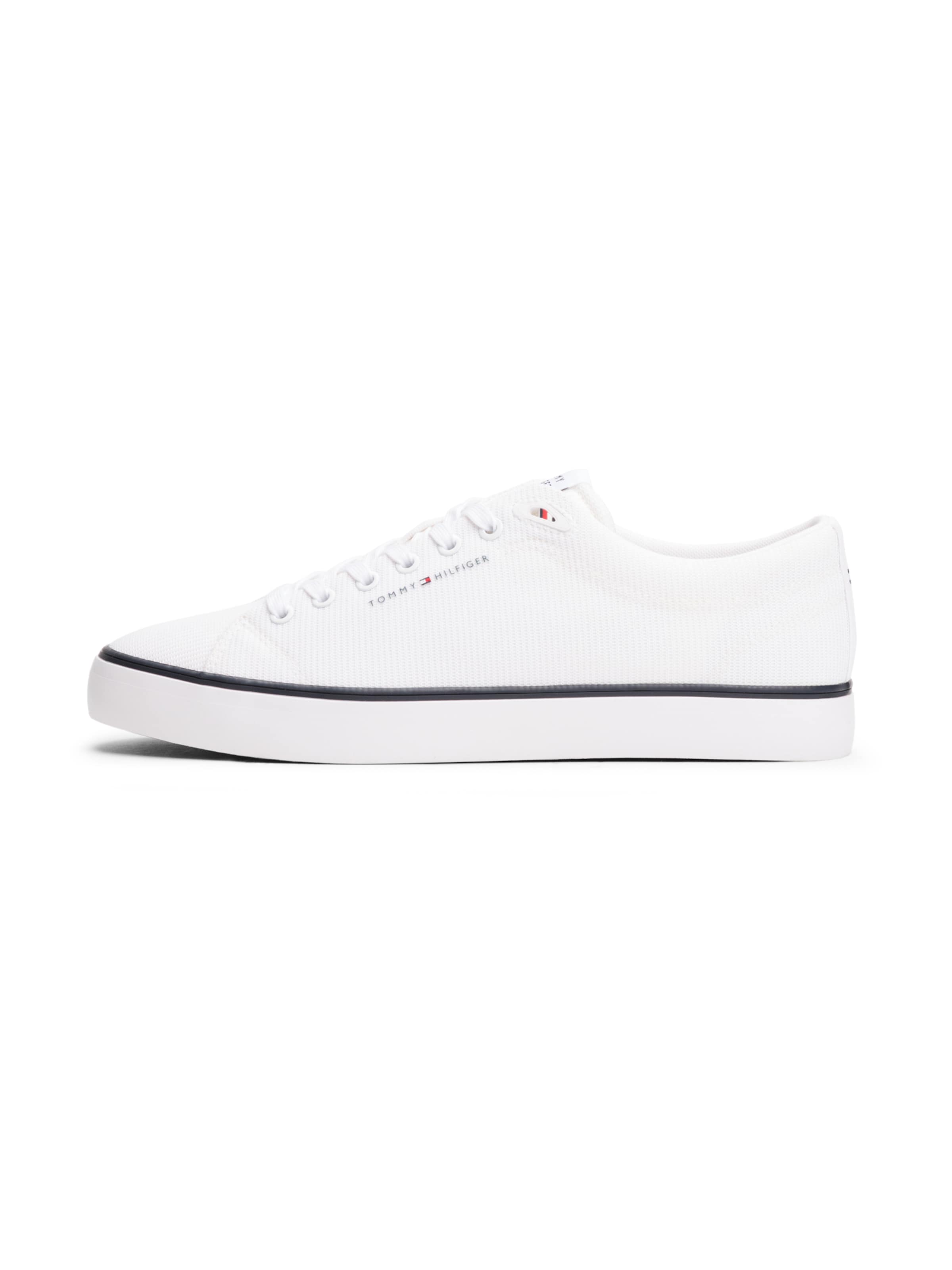 Sneaker low de la TOMMY HILFIGER pe alb: față