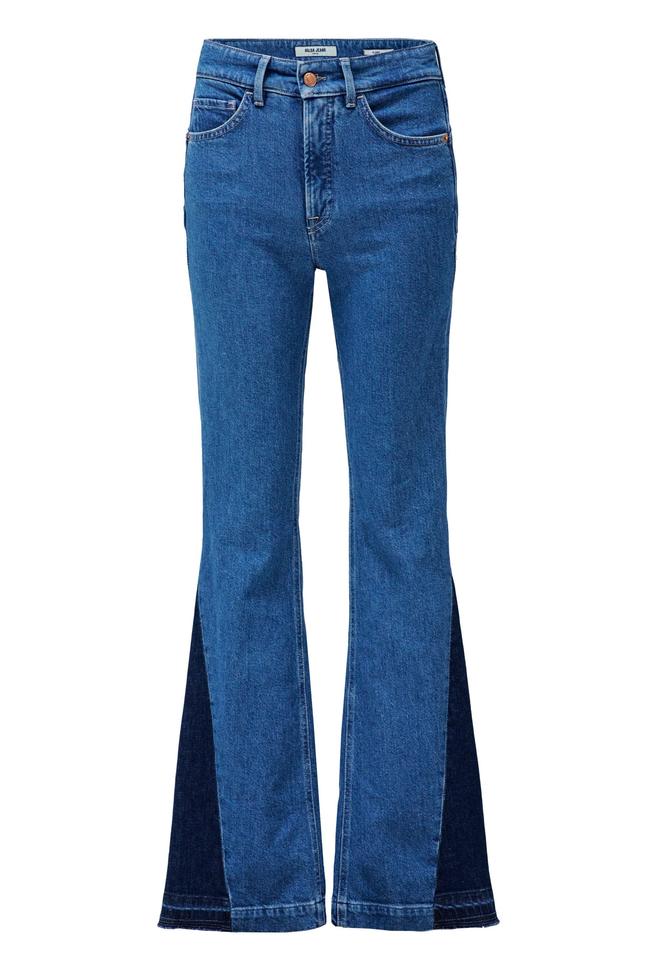 Salsa Jeans Flared Jeans 'Faith' in Blauw: voorkant