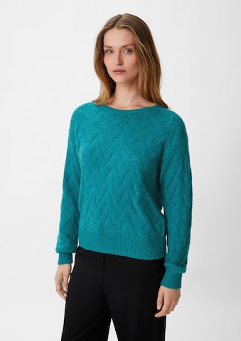 COMMA Пуловер в зелено: отпред