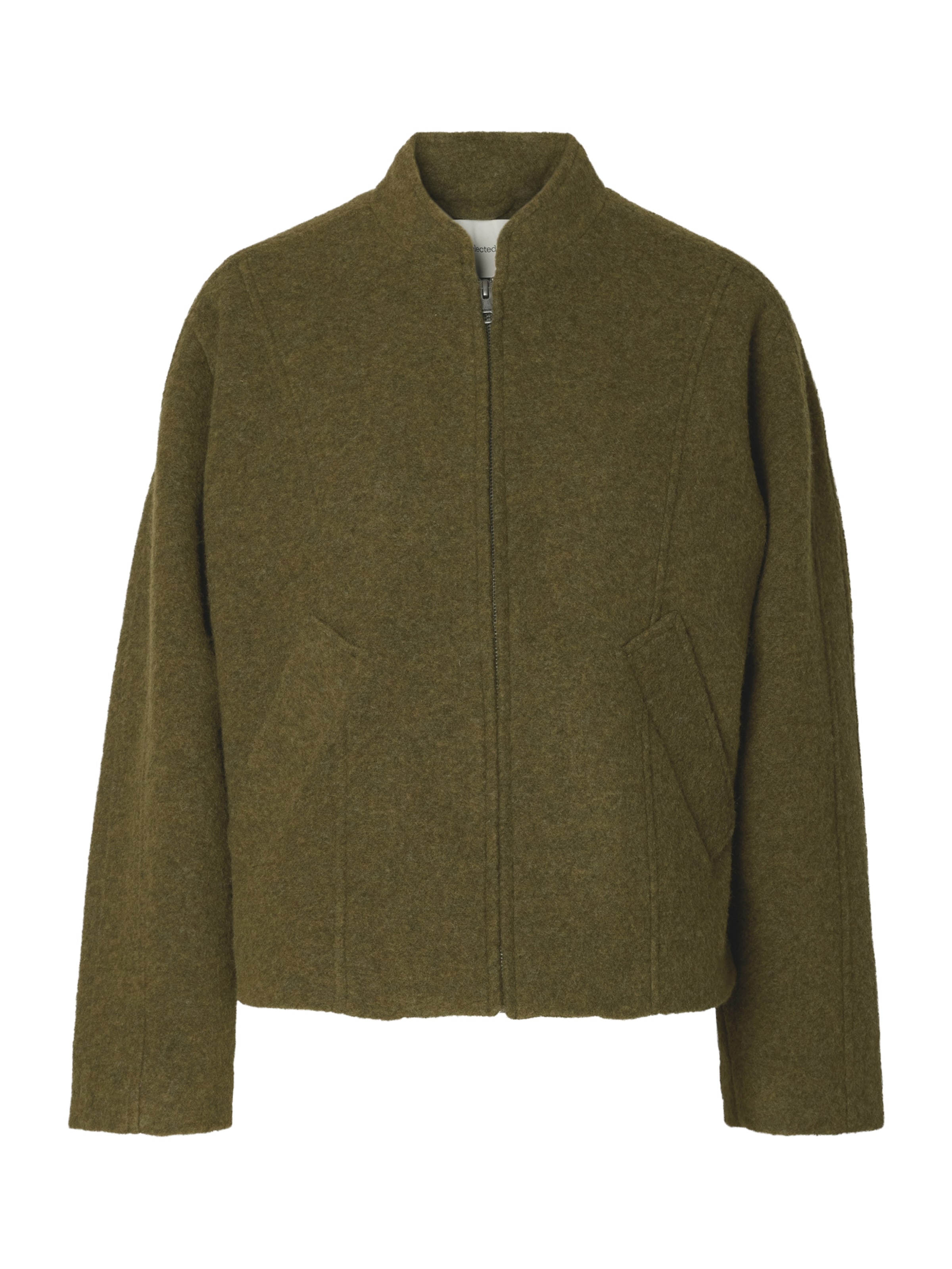SELECTED Jacke 'SLWJACQUELINE' in Grün: Vorderseite