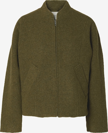 SELECTED Jacke 'SLWJACQUELINE' in Grün: Vorderseite