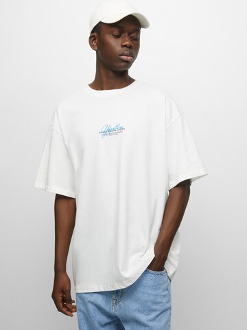 Pull&Bear Shirt in Wit: voorkant