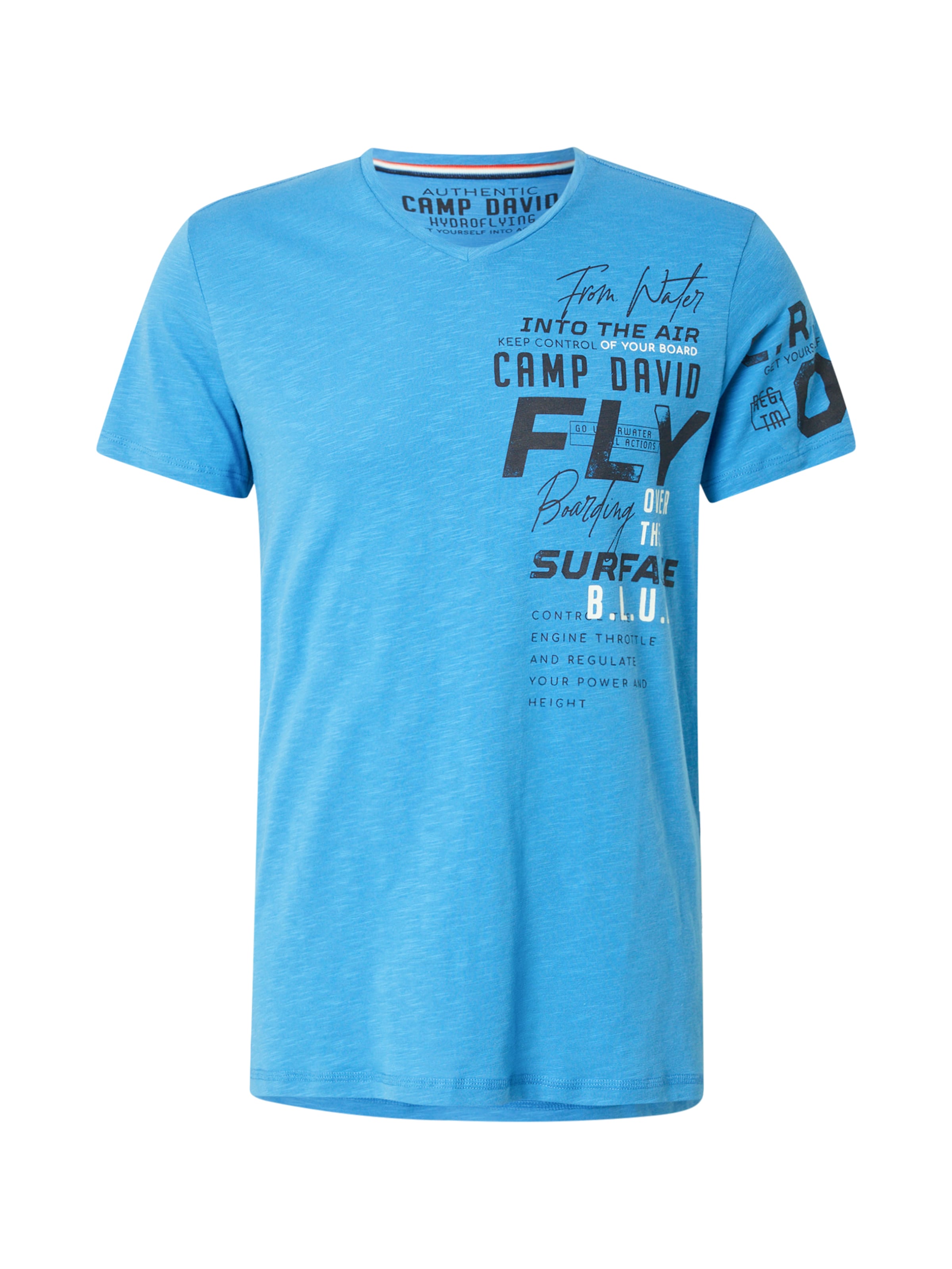 CAMP DAVID Футболка в Синий: спереди