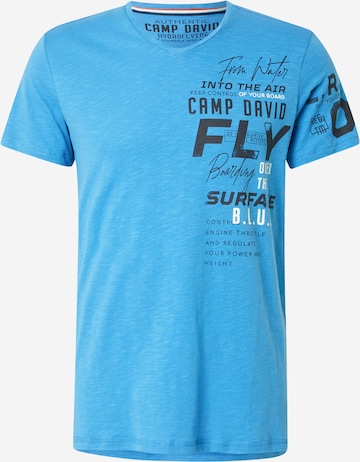 CAMP DAVID Футболка в Синий: спереди