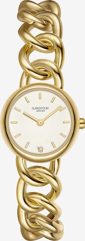 auksinė Glanzstücke München Analoginis (įprasto dizaino) laikrodis: priekis