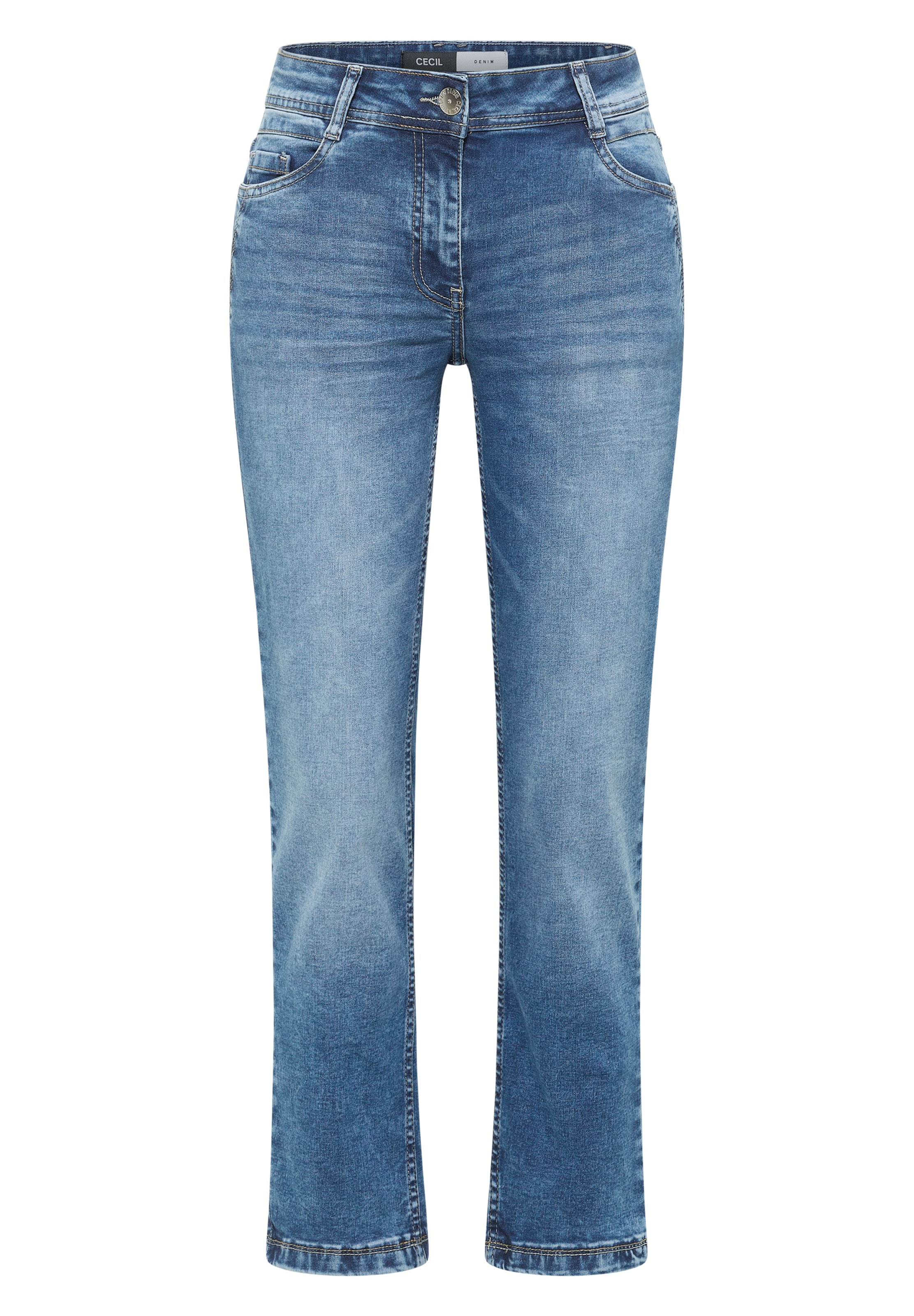 CECIL Regular Jeans in Blau: Vorderseite