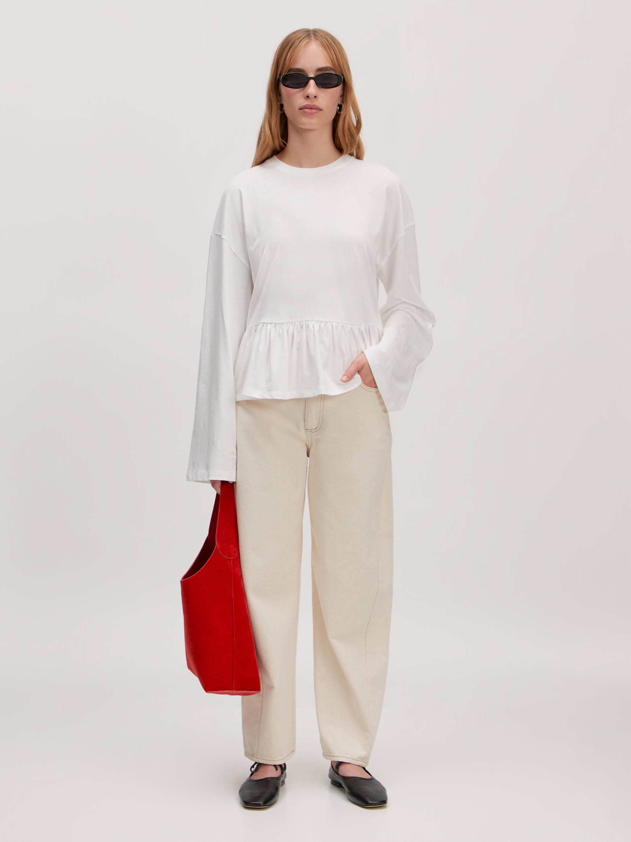 EDITED Produkte Shirt 'Ulinka' weiß